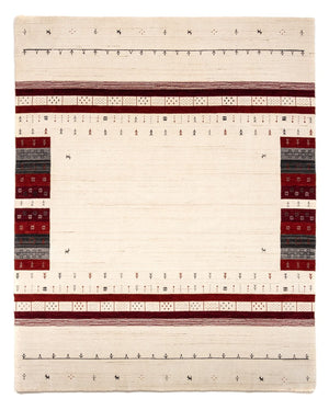 Tapis Gabbeh - Loribaft Persan - 250 x 198 cm - beige
