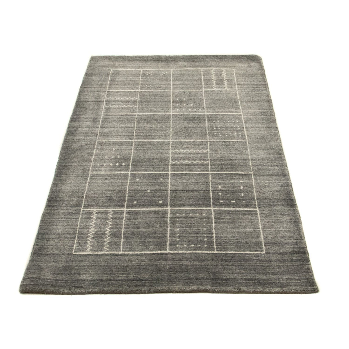 Tapis vintage - 144 x 74 cm - gris
