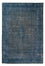 Tapis vintage - 386 x 290 cm - bleu foncé