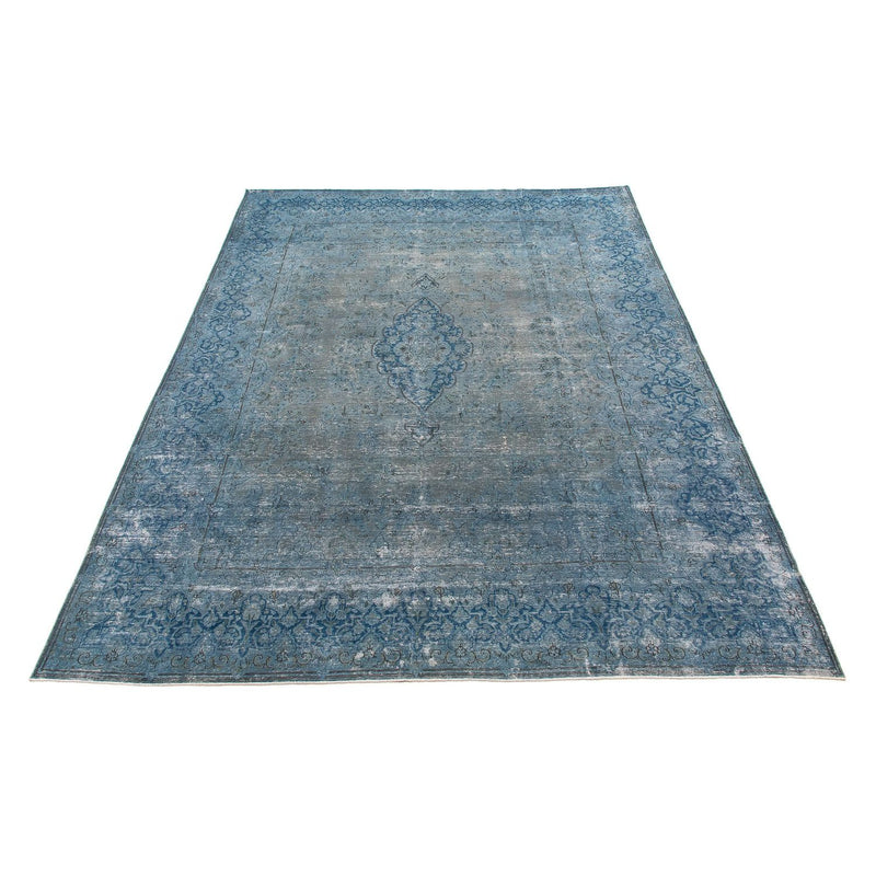 Tapis vintage - 386 x 290 cm - bleu foncé