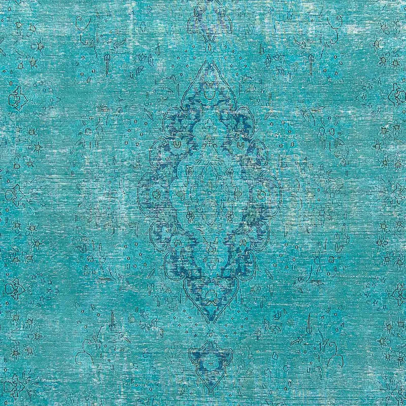 Tapis vintage - 395 x 295 cm - bleu
