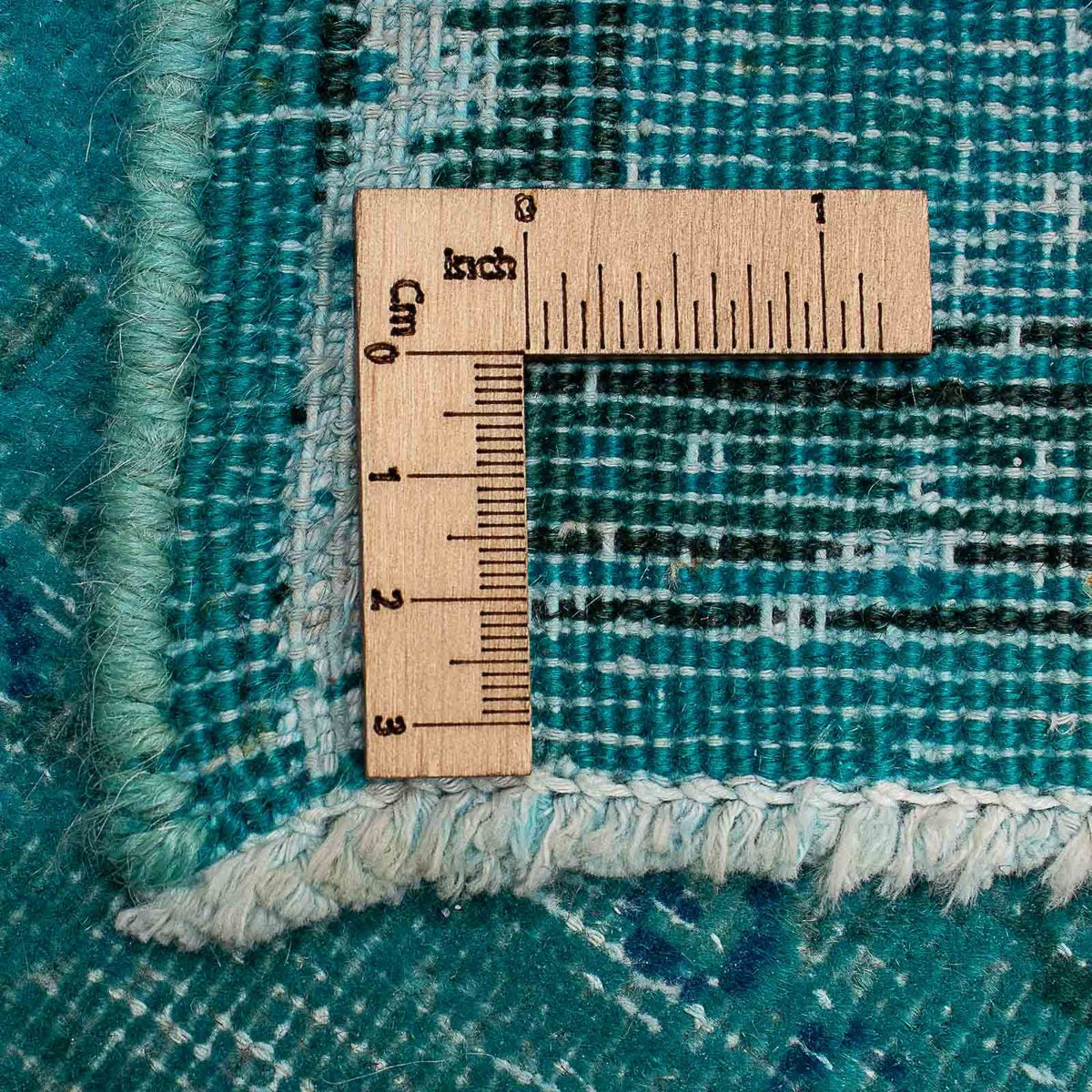 Tapis vintage - 395 x 295 cm - bleu