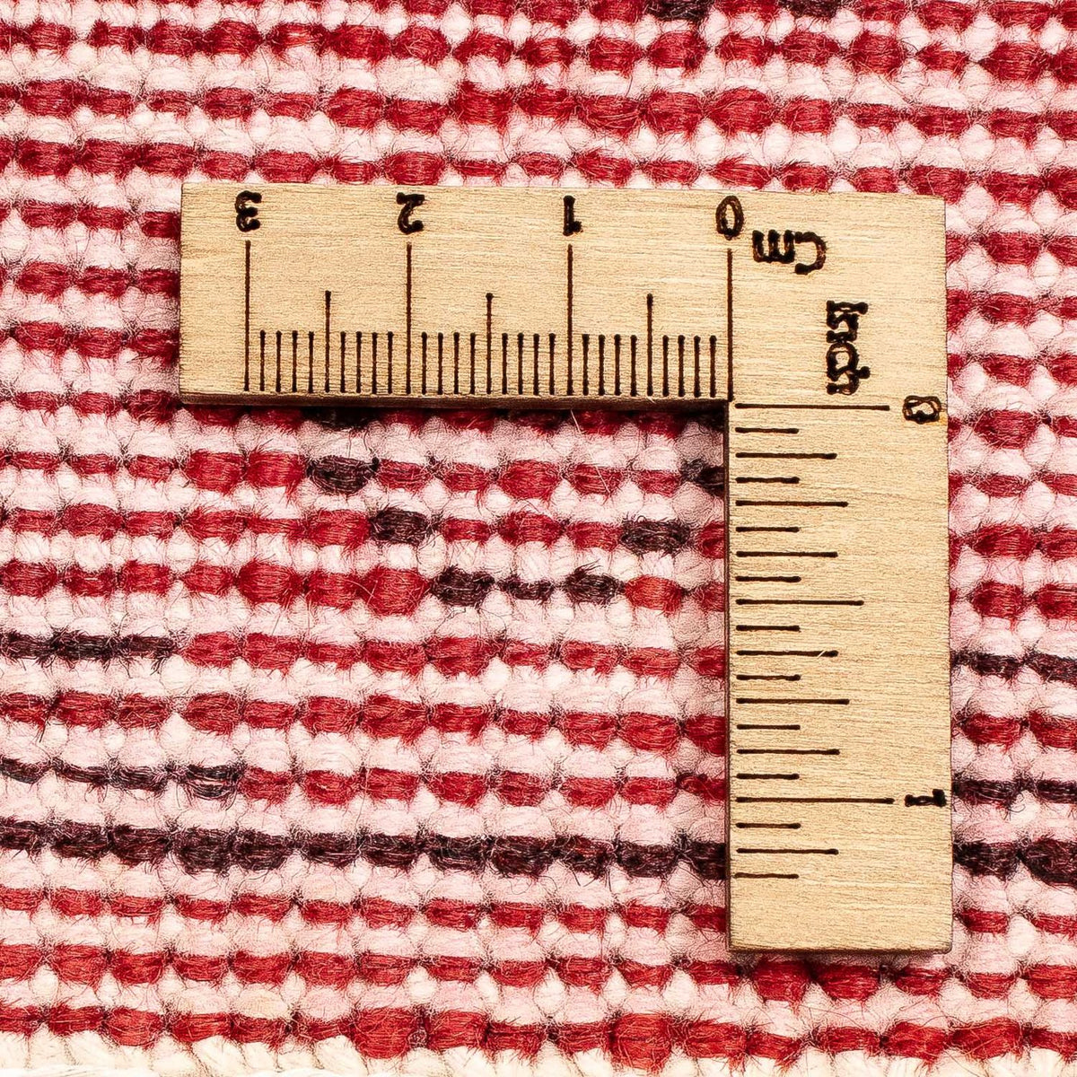 Tapis design - 210 x 156 cm - rouge foncé