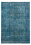 Tapis vintage - 404 x 290 cm - bleu foncé