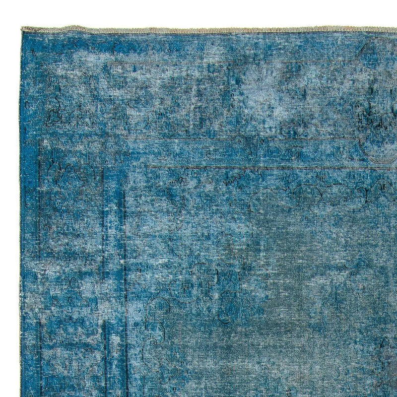 Tapis vintage - 404 x 290 cm - bleu foncé