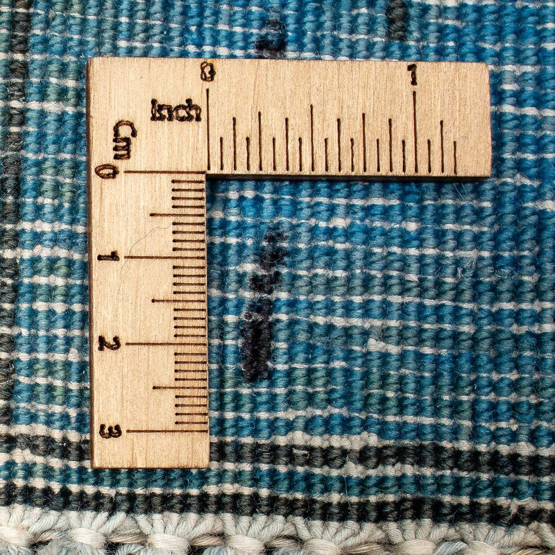 Tapis vintage - 404 x 290 cm - bleu foncé