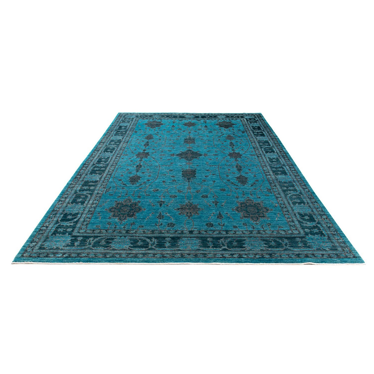Tapis Ziegler - 352 x 241 cm - bleu foncé