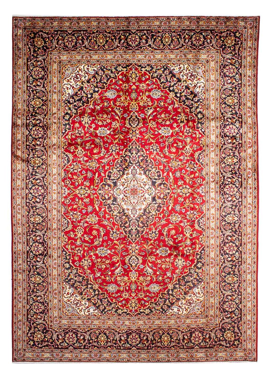 Tapis persan - Keshan - 353 x 251 cm - rouge