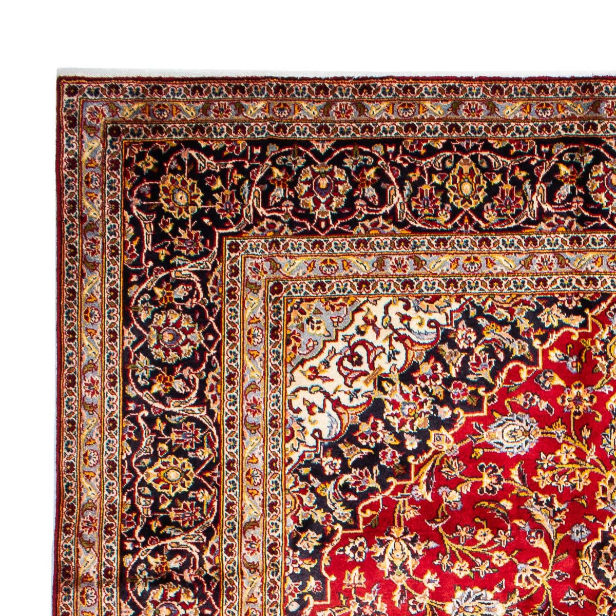 Tapis persan - Keshan - 353 x 251 cm - rouge