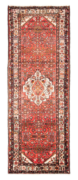 Tapis de couloir Tapis persan - Nomadic - 328 x 110 cm - rouge