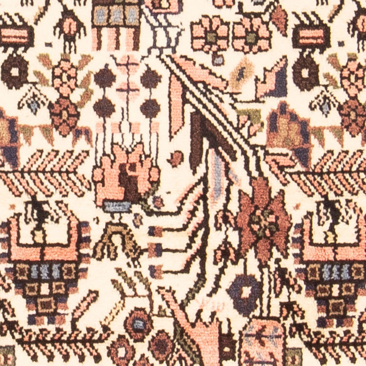 Tapis de couloir Tapis persan - Nomadic - 293 x 112 cm - beige