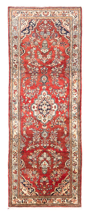 Tapis de couloir Tapis persan - Nomadic - 288 x 110 cm - rouge