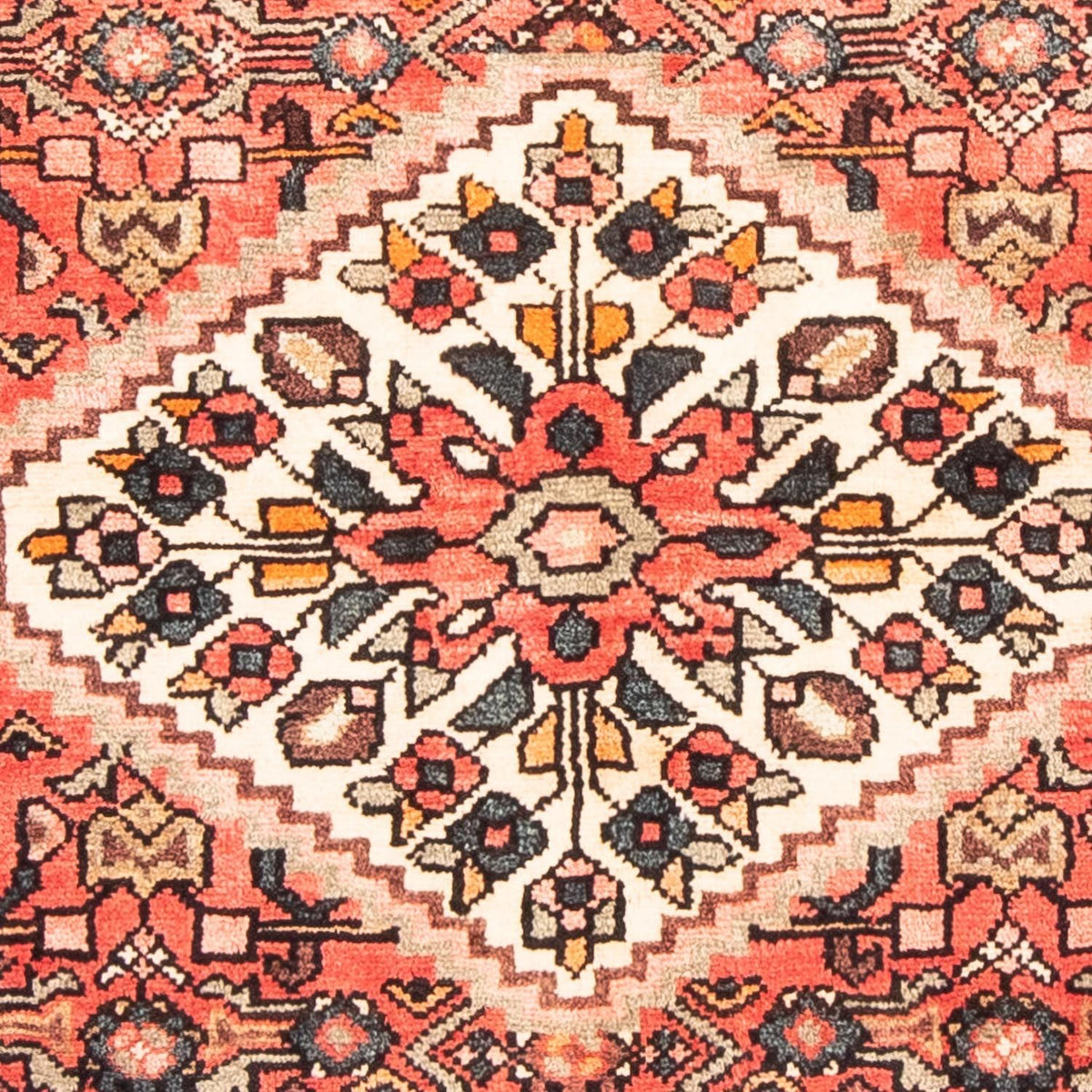 Tapis de couloir Tapis persan - Nomadic - 308 x 104 cm - rouge