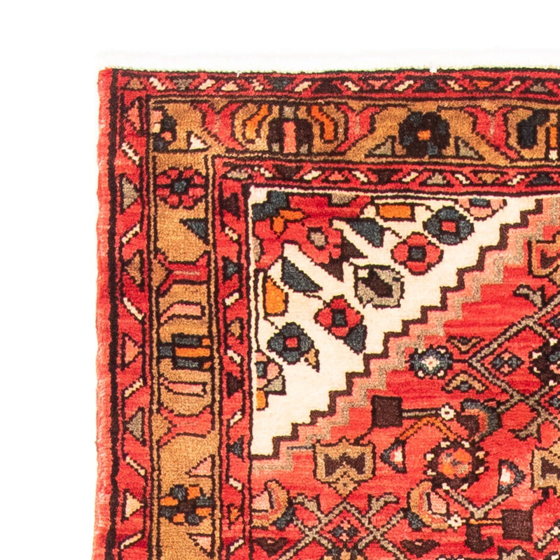 Tapis de couloir Tapis persan - Nomadic - 308 x 104 cm - rouge