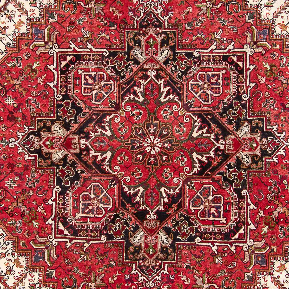Tapis persan - Nomadic - 328 x 260 cm - rouge
