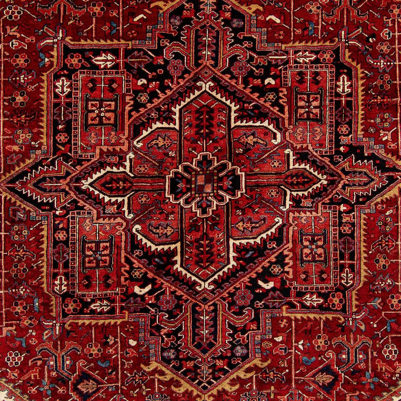 Tapis persan - Nomadic - 393 x 304 cm - rouge foncé