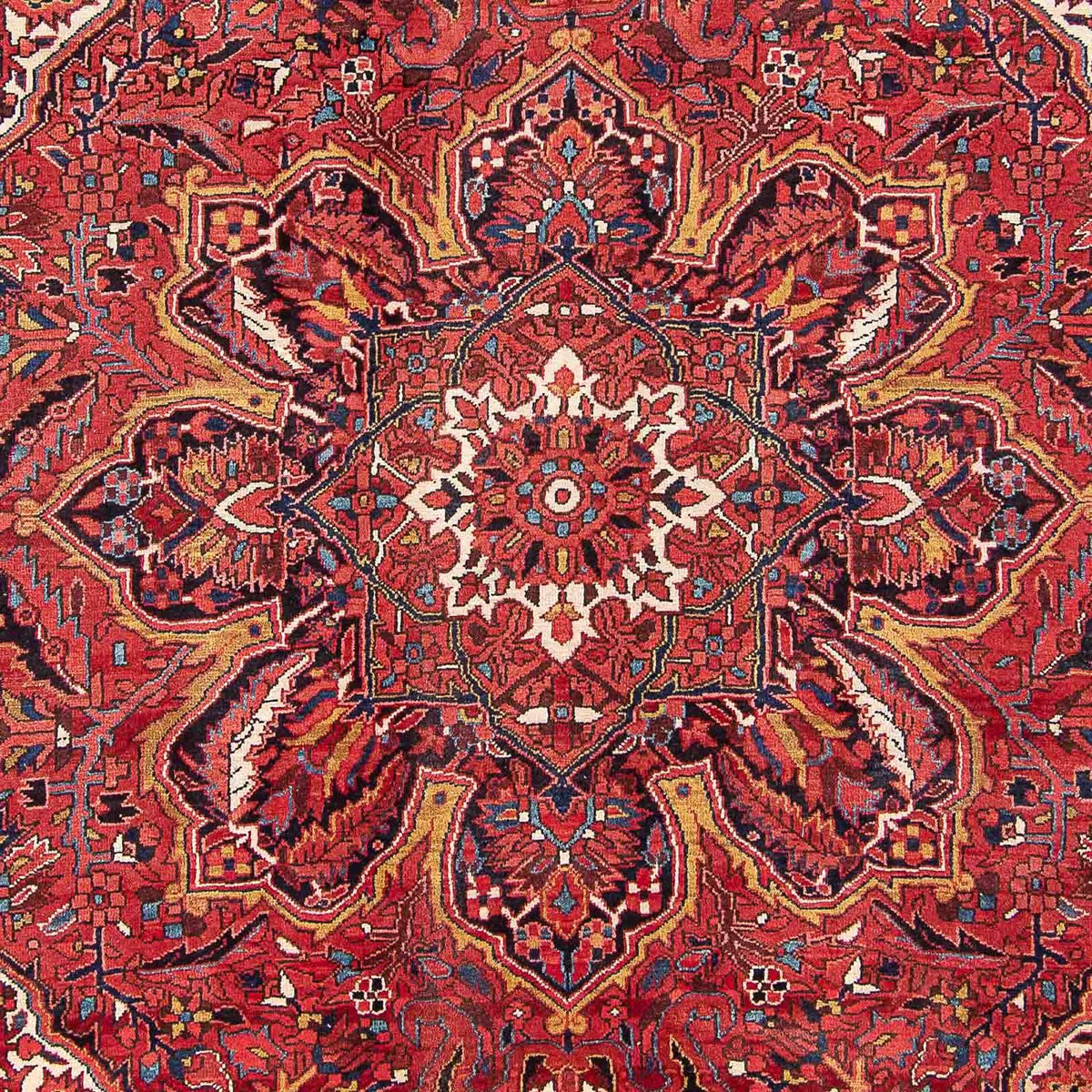 Tapis persan - Nomadic - 366 x 262 cm - rouge
