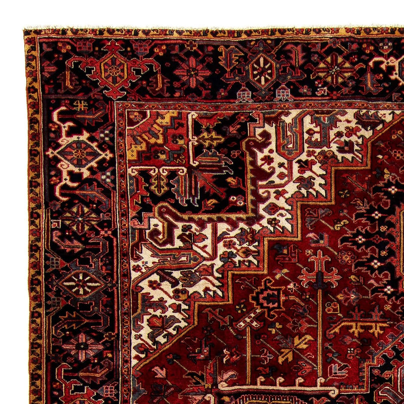 Tapis persan - Nomadic - 380 x 310 cm - rouge foncé