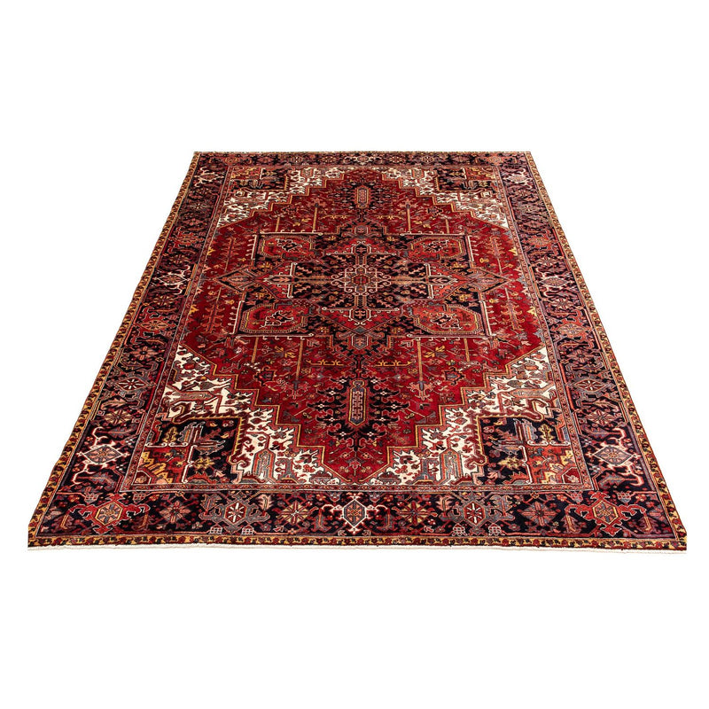 Tapis persan - Nomadic - 380 x 310 cm - rouge foncé