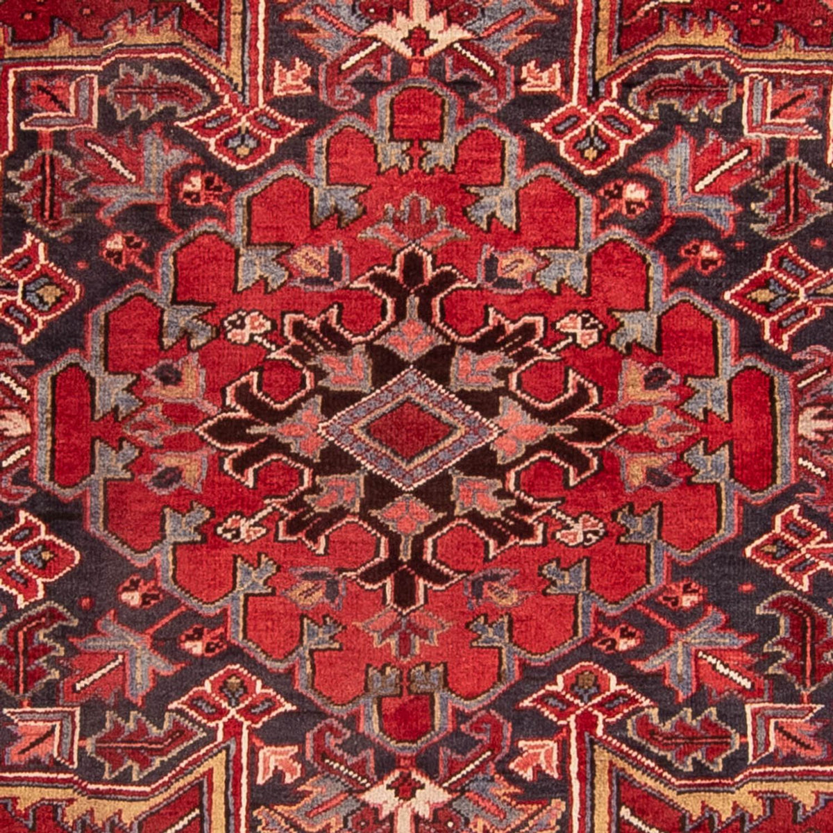 Tapis persan - Nomadic - 345 x 237 cm - rouge foncé
