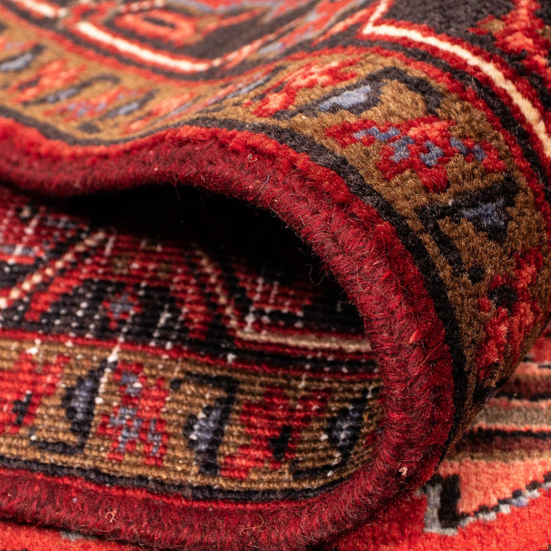 Tapis persan - Nomadic - 390 x 300 cm - rouge foncé