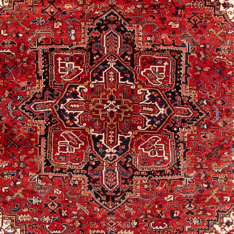 Tapis persan - Nomadic - 384 x 280 cm - rouge foncé