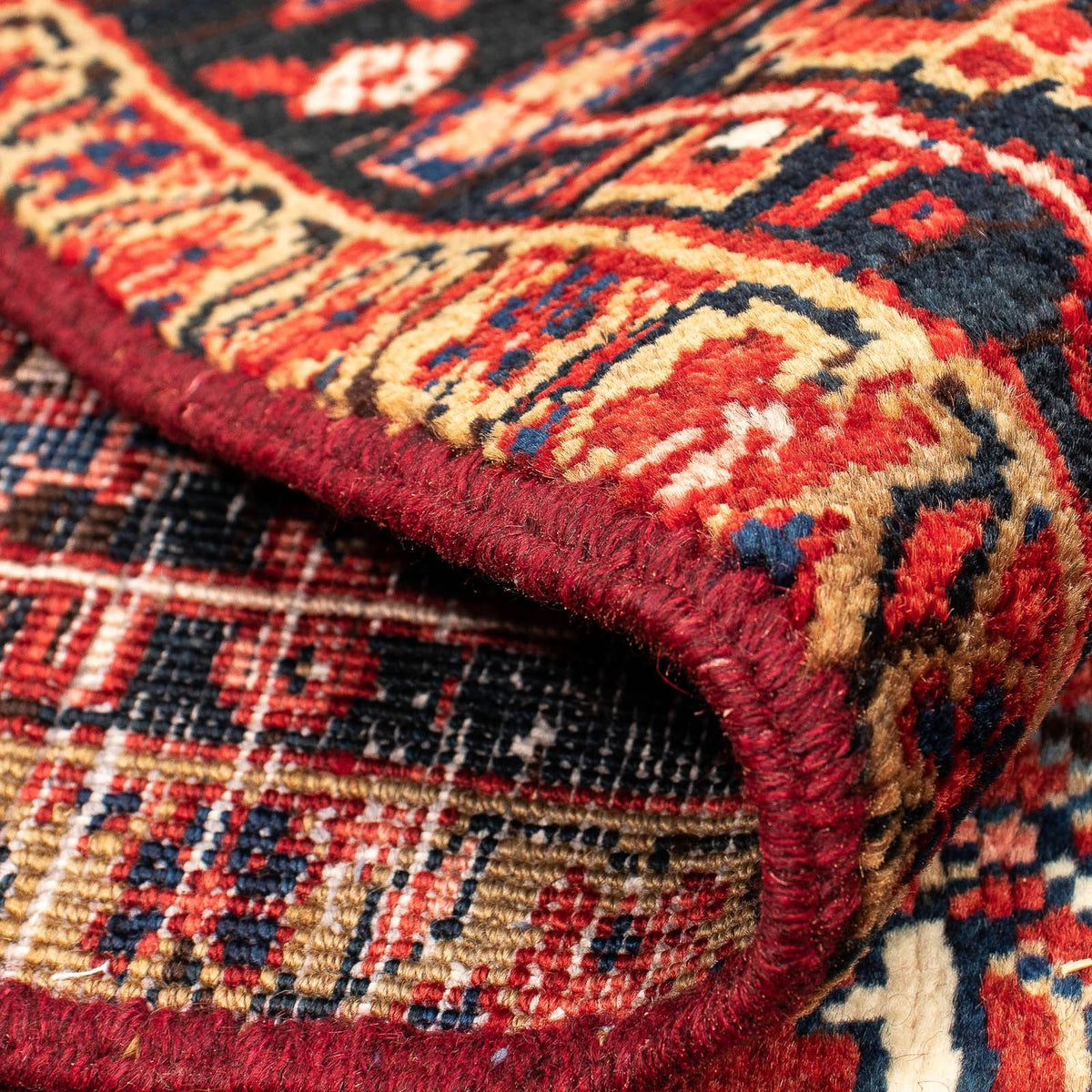 Tapis persan - Nomadic - 384 x 280 cm - rouge foncé