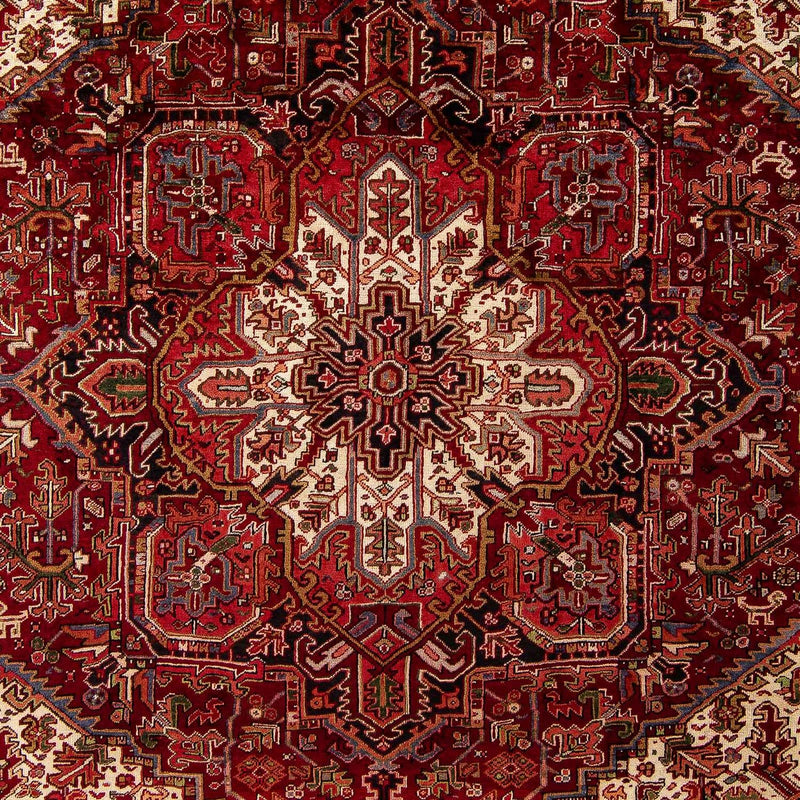 Tapis persan - Nomadic - 388 x 300 cm - rouge foncé