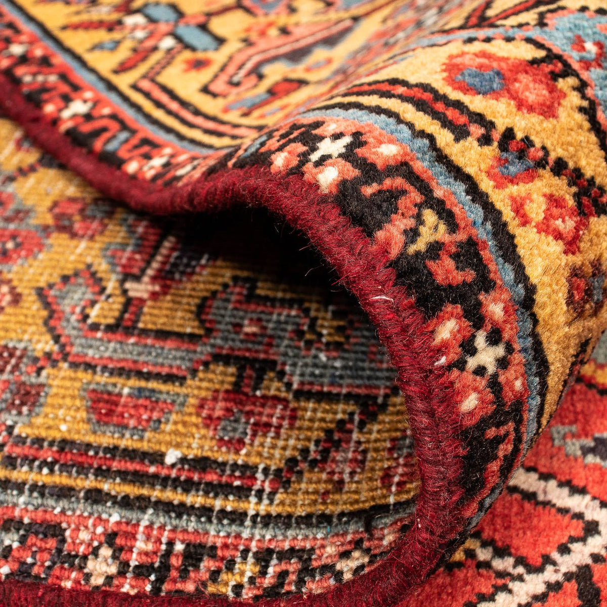 Tapis persan - Nomadic - 388 x 282 cm - rouge foncé