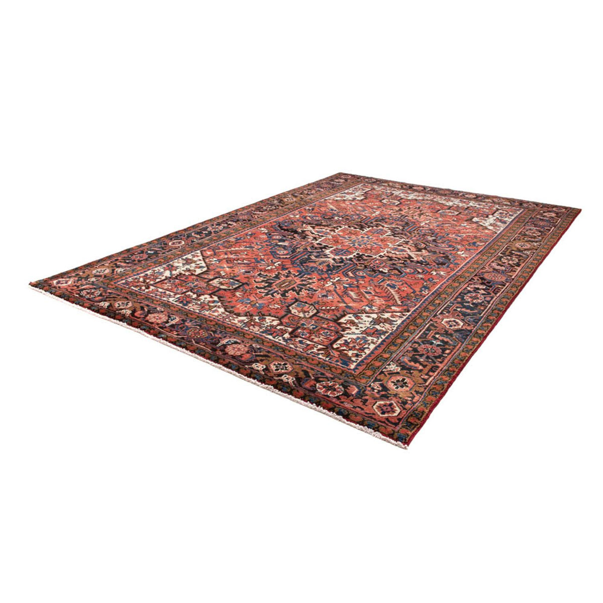 Tapis persan - Nomadic - 330 x 229 cm - rouge foncé