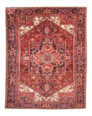Tapis persan - Nomadic - 335 x 246 cm - rouge foncé