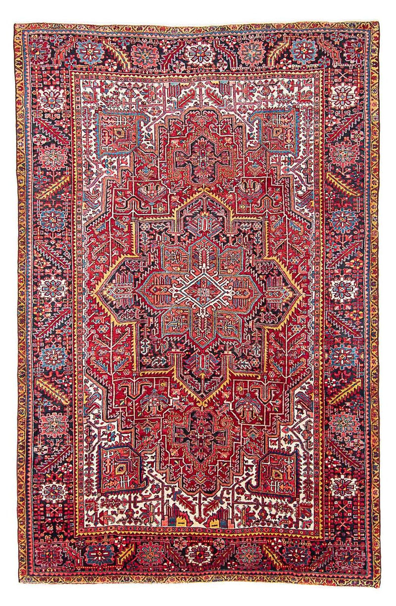 Tapis persan - Nomadic - 358 x 245 cm - rouge clair