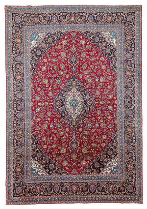 Tapis persan - Nomadic - 422 x 296 cm - rouge