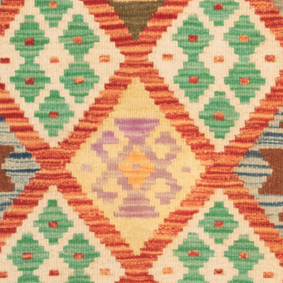Tapis Kelim - Splash - 125 x 80 cm - multicolore