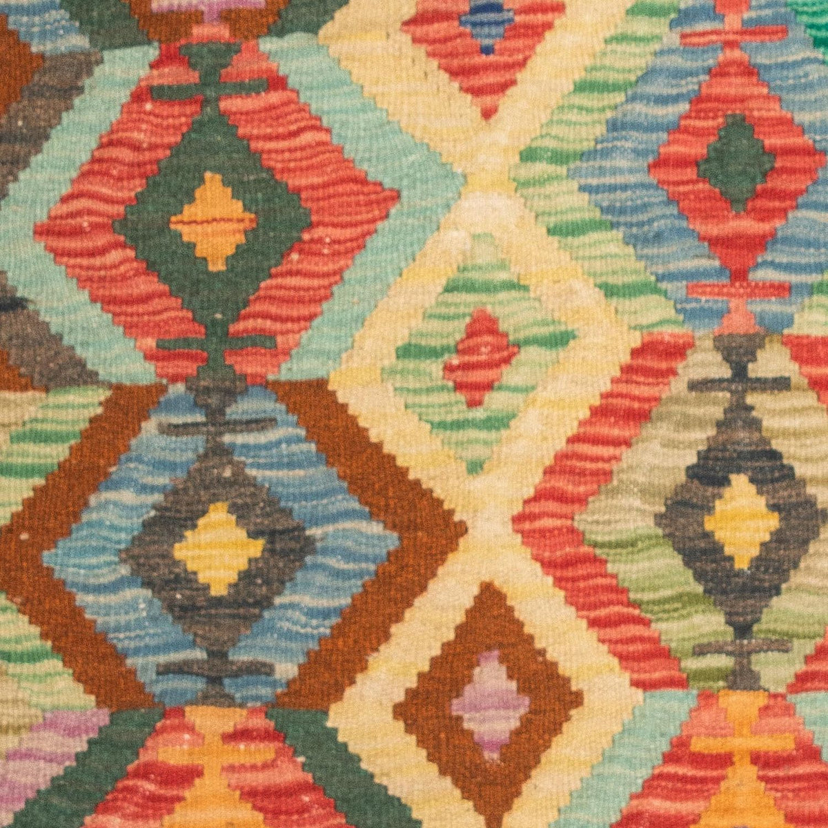 Tapis Kelim - Splash - 125 x 80 cm - multicolore