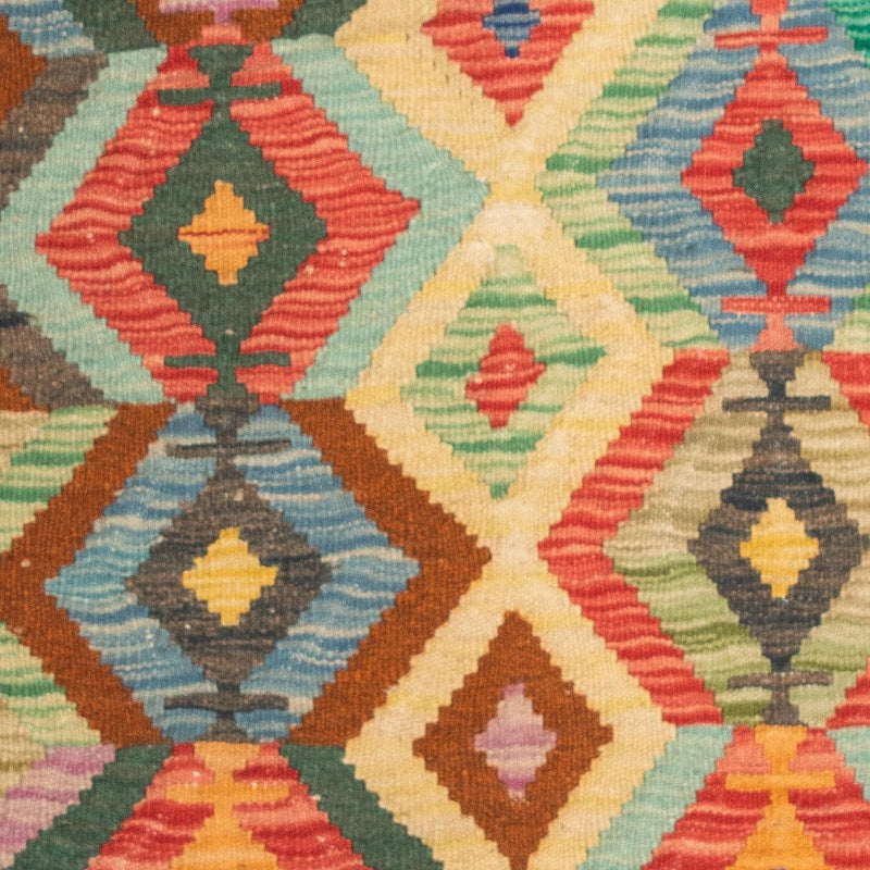 Tapis Kelim - Splash - 125 x 80 cm - multicolore