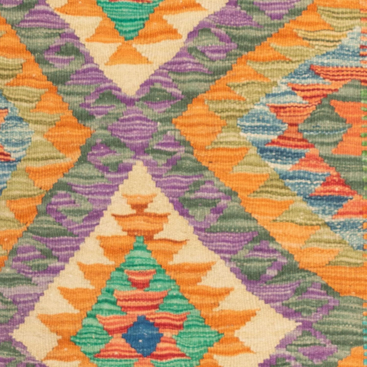 Tapis Kelim - Splash - 125 x 80 cm - multicolore