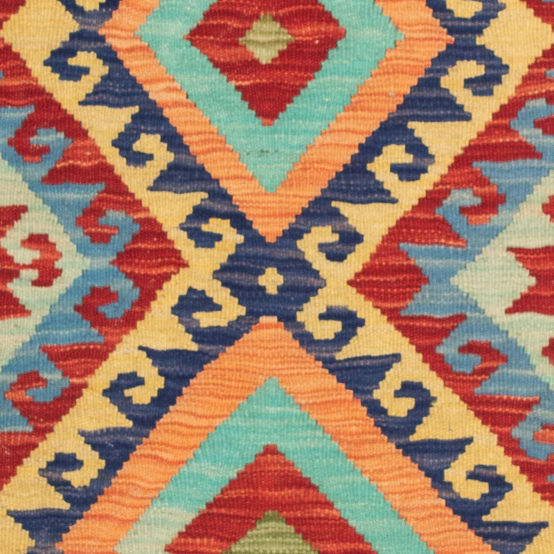 Tapis Kelim - Splash - 125 x 80 cm - multicolore