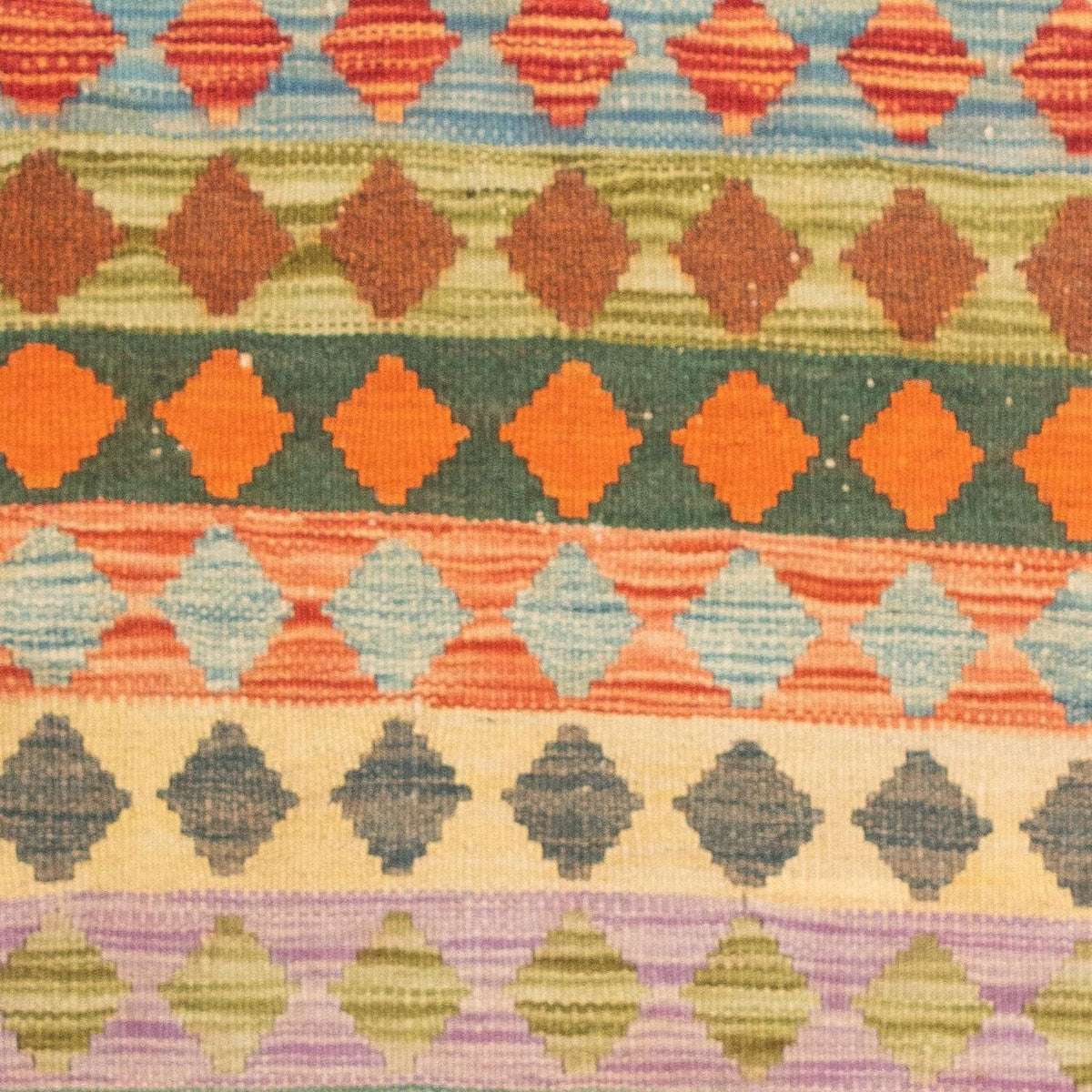 Tapis Kelim - Splash - 125 x 80 cm - multicolore