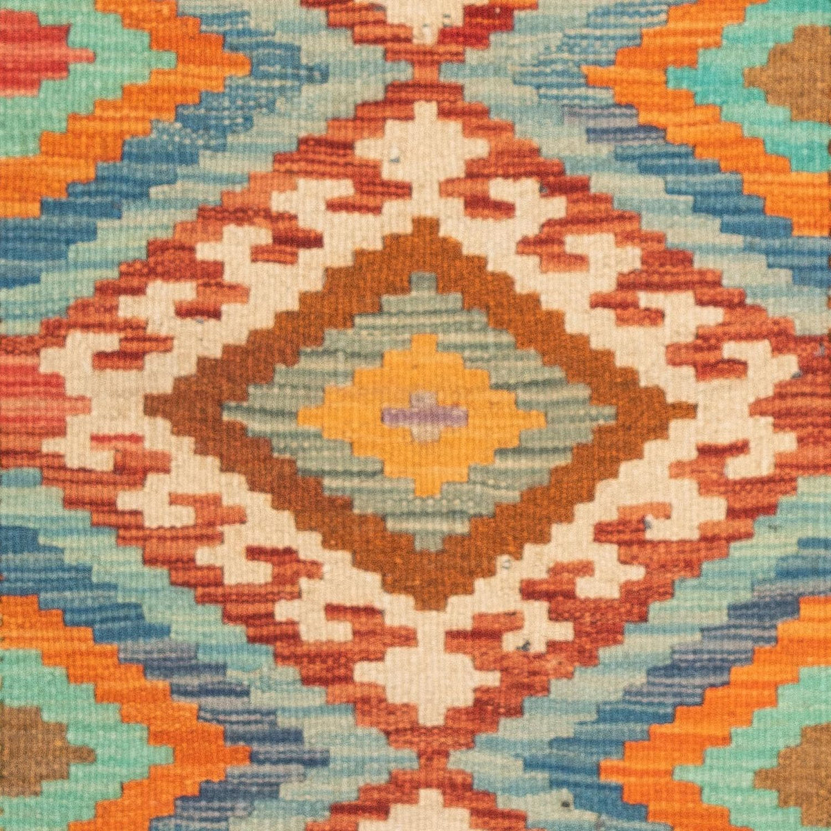 Tapis Kelim - Splash - 125 x 80 cm - multicolore