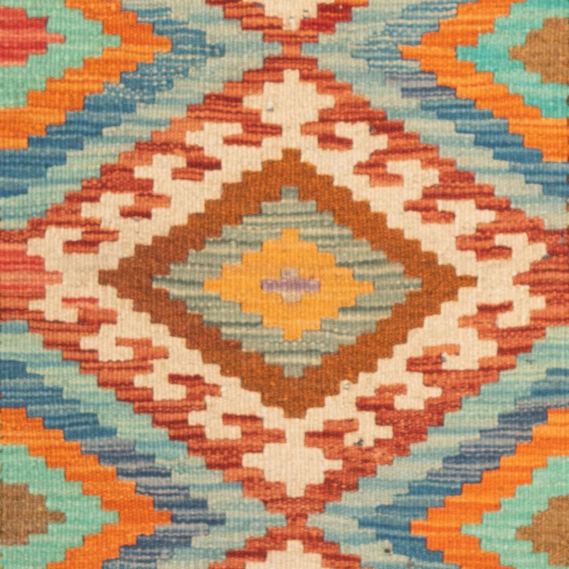 Tapis Kelim - Splash - 125 x 80 cm - multicolore