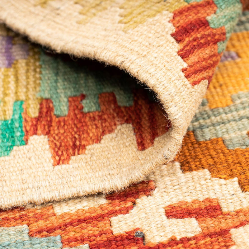 Tapis Kelim - Splash - 125 x 80 cm - multicolore