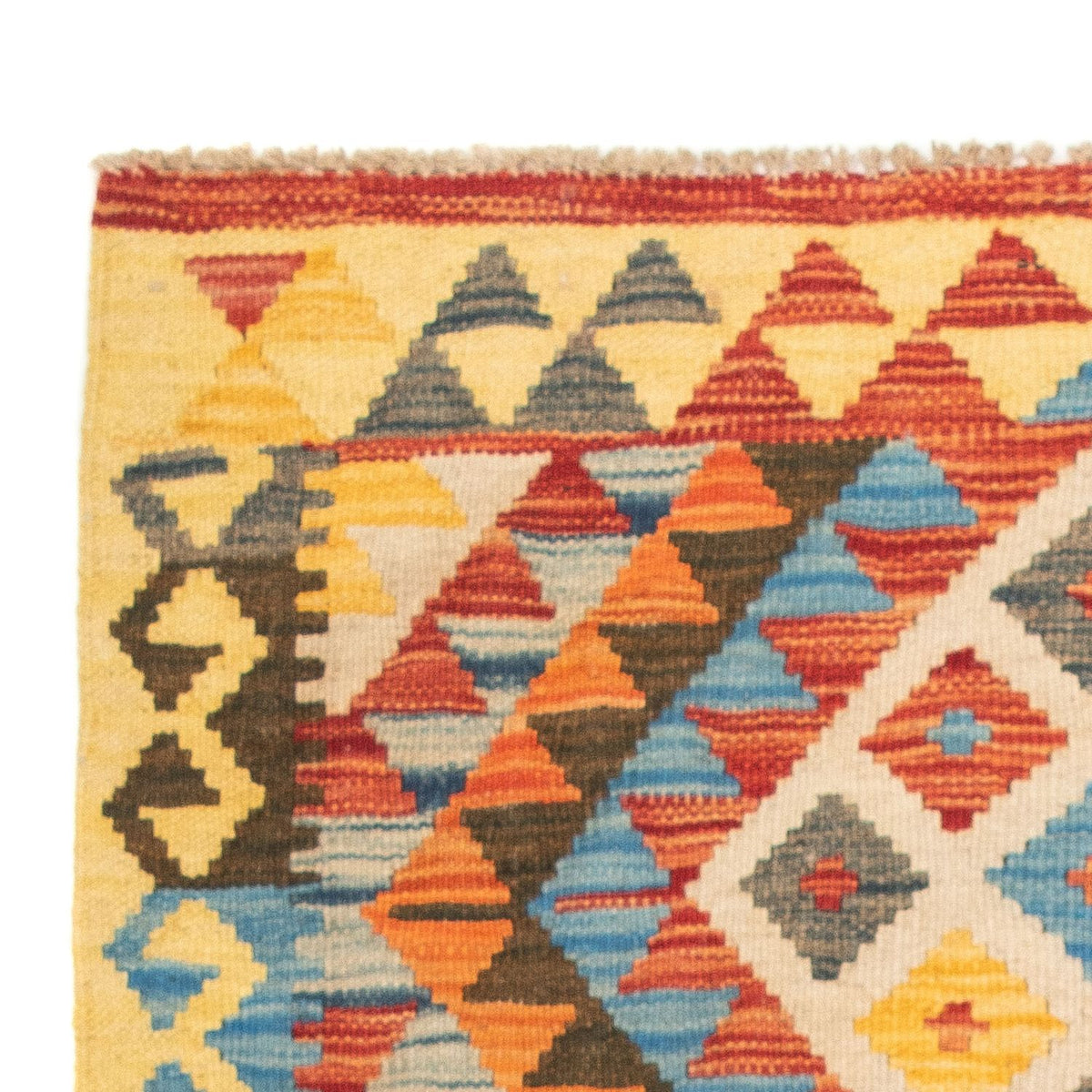 Tapis Kelim - Splash - 125 x 80 cm - multicolore