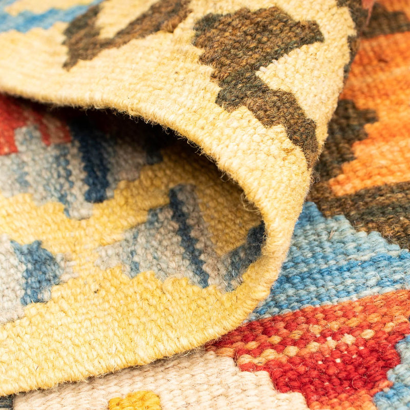 Tapis Kelim - Splash - 125 x 80 cm - multicolore
