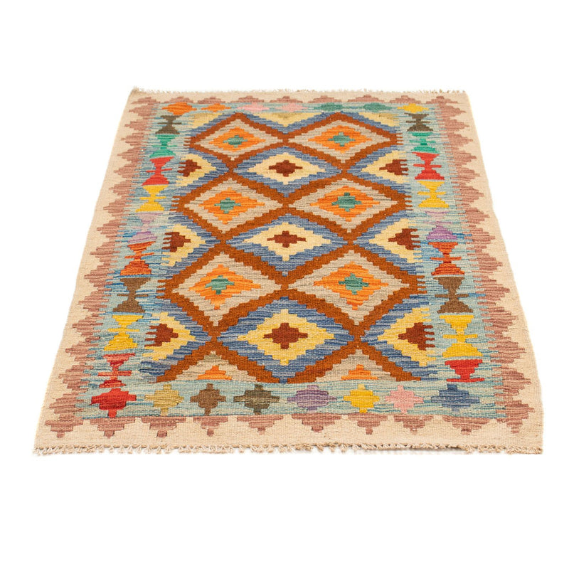 Tapis Kelim - Splash - 125 x 80 cm - multicolore