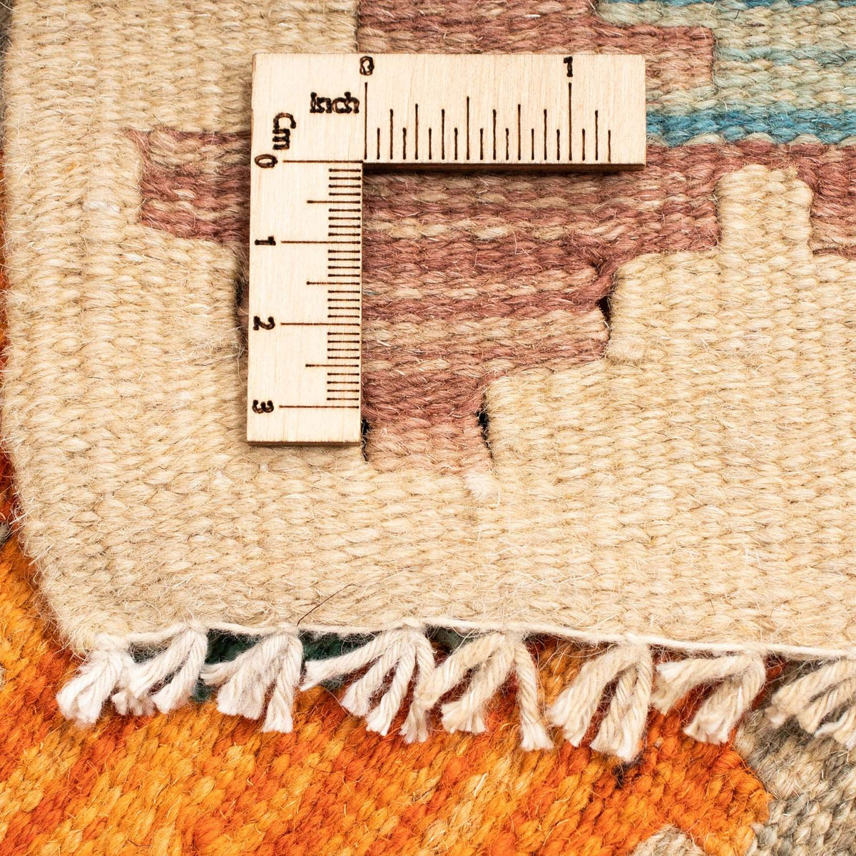 Tapis Kelim - Splash - 125 x 80 cm - multicolore