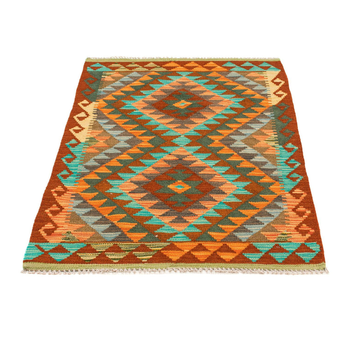 Tapis Kelim - Splash - 125 x 80 cm - multicolore