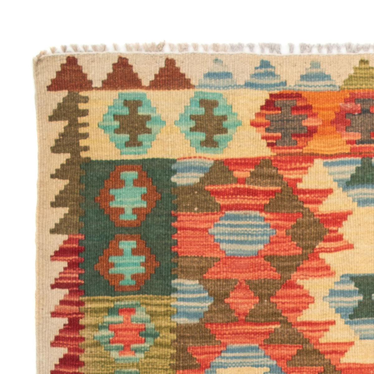 Tapis Kelim - Splash - 125 x 80 cm - multicolore