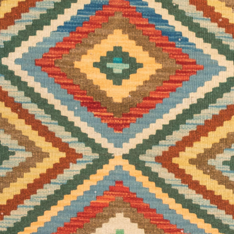 Tapis Kelim - Splash - 125 x 80 cm - multicolore