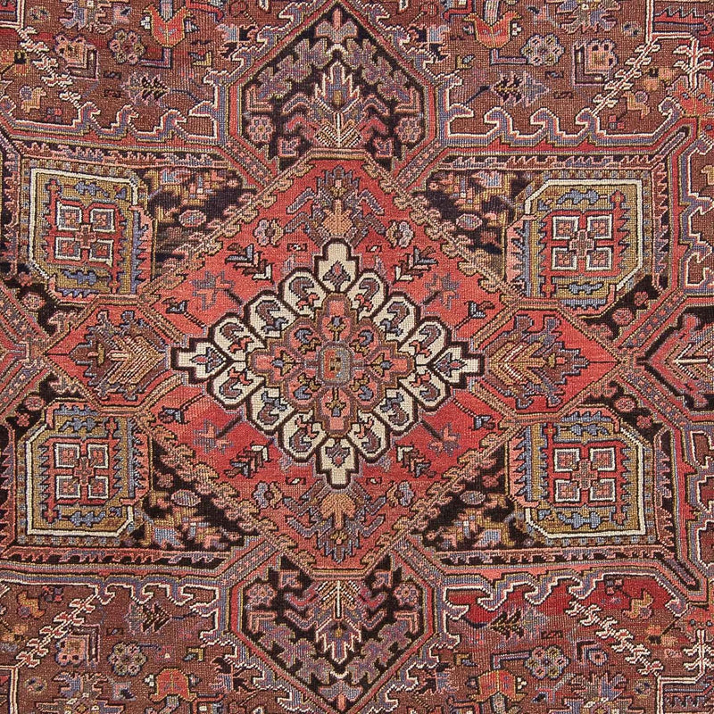 Tapis persan - Nomadic - 350 x 280 cm - rouge clair